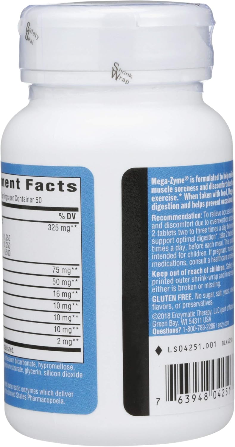 Nature's Way Mega-Zyme 10X Original Formula 100 Tablet