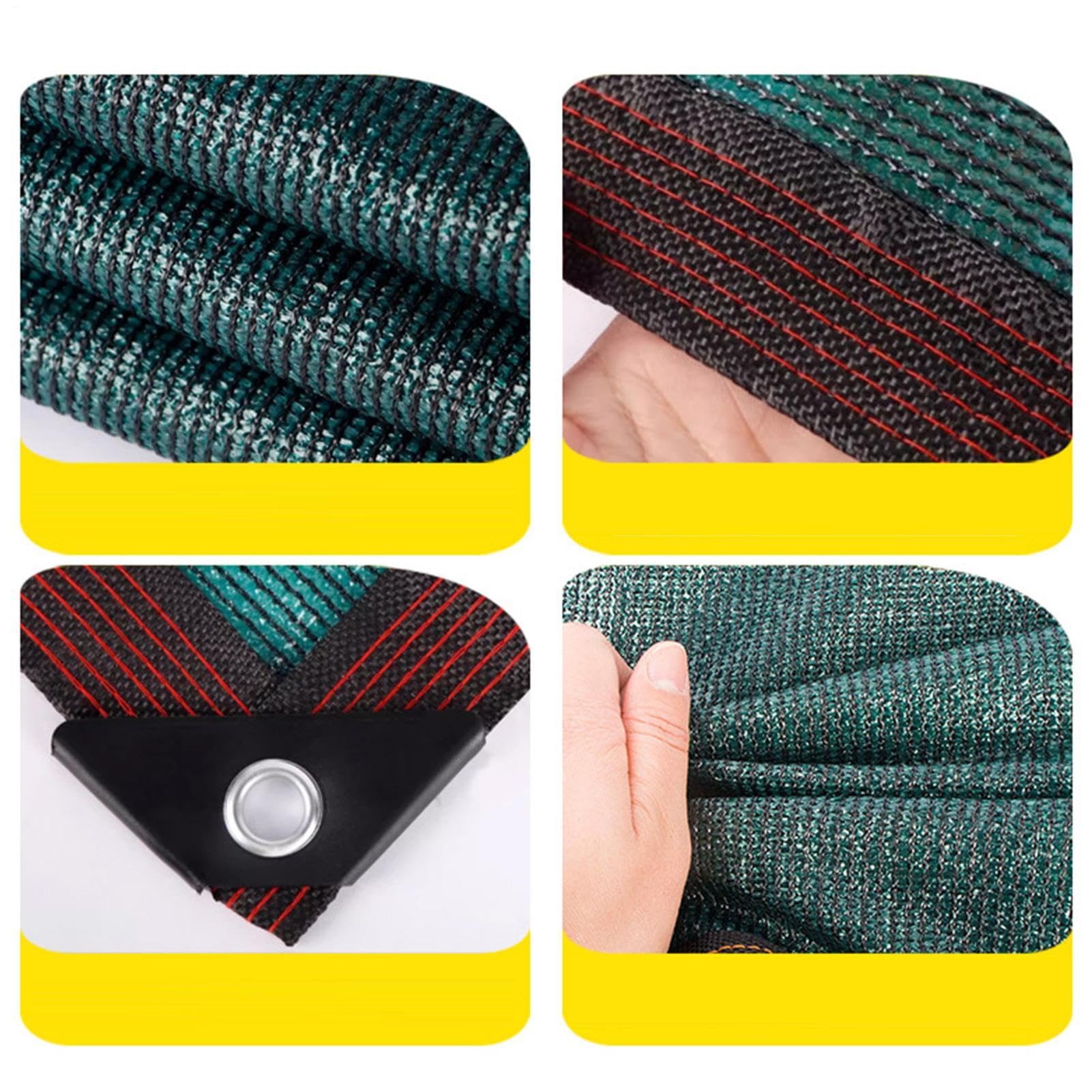Malla de Sombreo para Plantas Resistente Malla Transpirable Con Protección | Toldo Sombra Jardín Para Verduras, Frutas, Patio, Macizos Florales, Exterior, Invernadero, Granero, Gallinero Y Perr