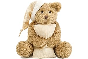 11.7" Hat & Pillow Teddy Bear