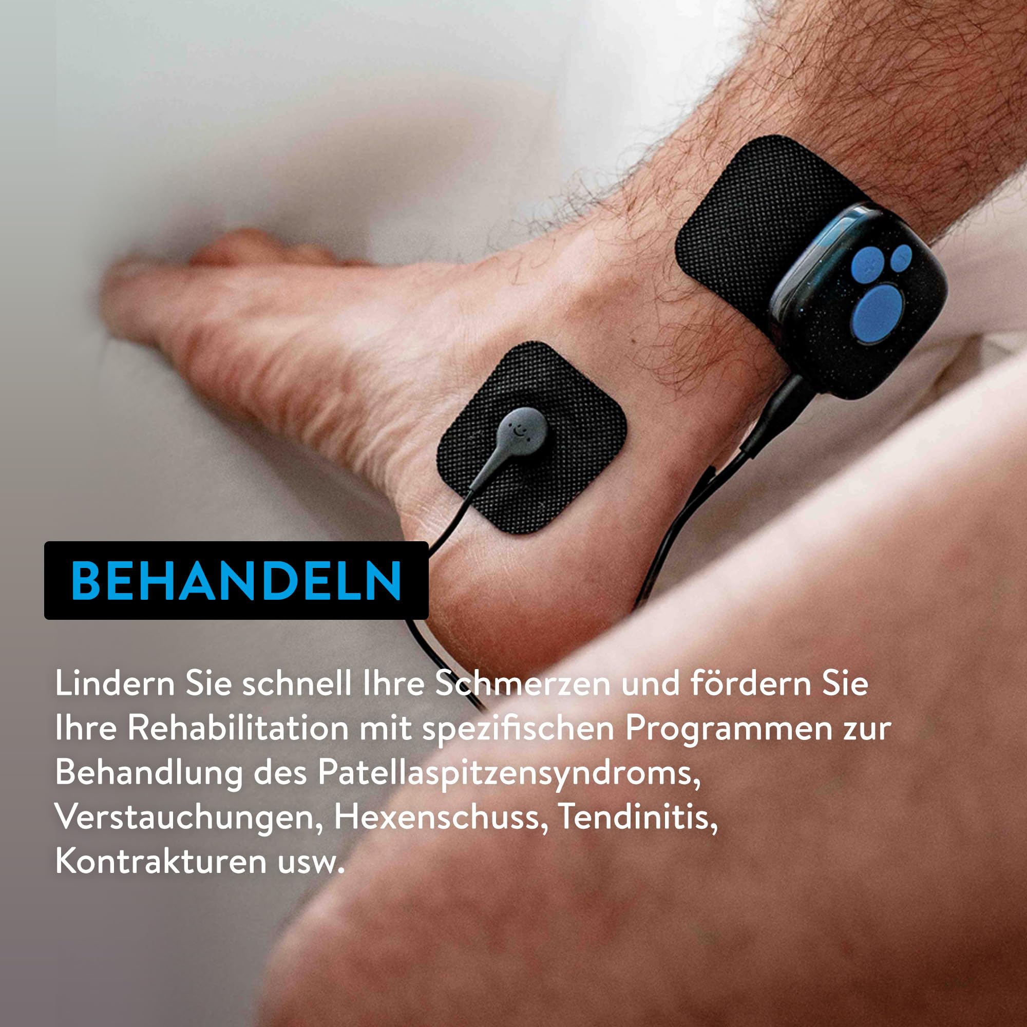 Bluetens Duo Sport 2 Kabellos EMS-Elektrostimulator, Gerät zur Elektrostimulation der Muskeln und zur Schmerzbekämpfung, Muskelstärkung, Entspannung, Pflege, Erholung durch Elektrostimulation