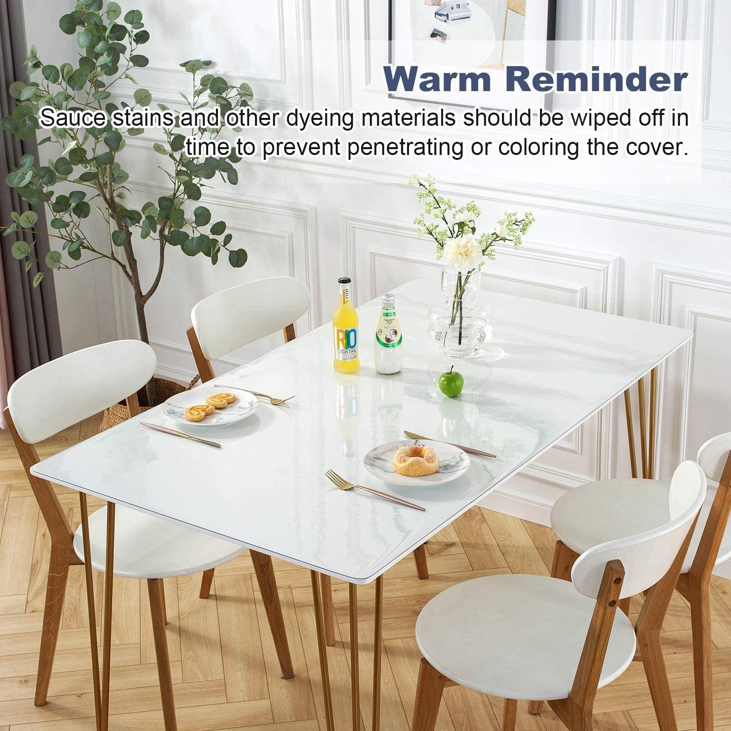 Tapis de protection de sol transparent antidérapant et imperméable – Maison/bureau/entrée – Tapis de couloir en plastique transparent pour planchers/moquettes, 50 cm, 101 cm, 152 cm, 100 cm, 300 cm