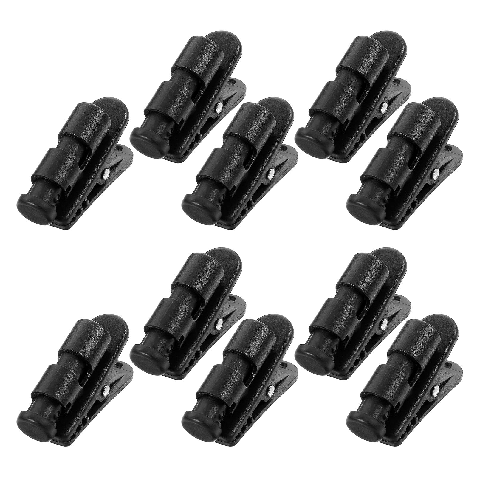 10PCS Cable Cord Clamp, Earpiece Headphone Clip, Headphone Wire Clip Cord Collar Hook Earphone Earbud Cable Clip for Broadcast Microphone Cell Phone Earphone