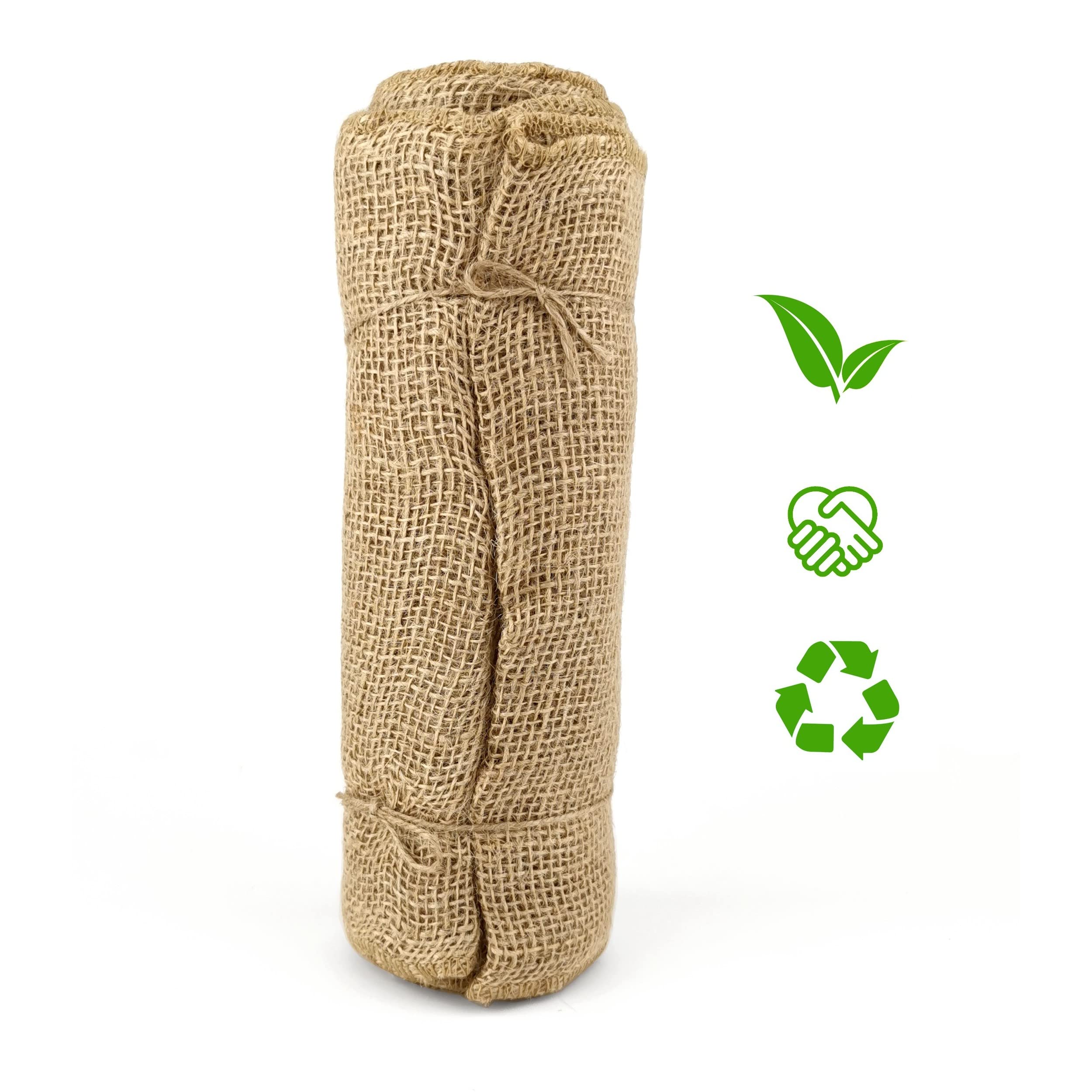 Wstążka jutowa 25x500 cm, Burlap ribbon, 25cm - Image 2
