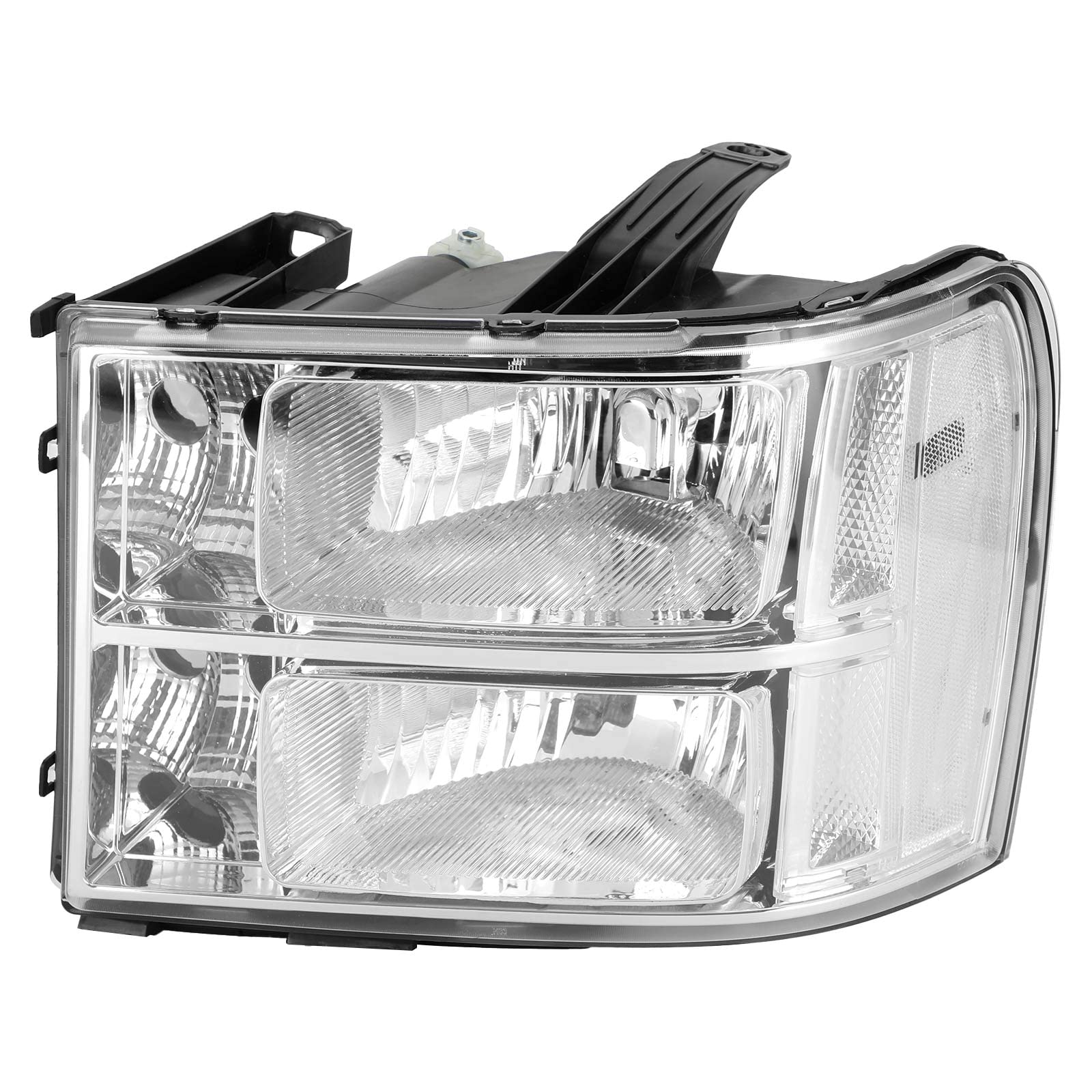 Cosas Gratis Faros Delanteros Para GMC Sierra 1500/2500HD/3500HD 2007-2013 - 2 Piezas Con Lentes Transparentes Repuesto Faros GMC 1500 2500HD 3500HD