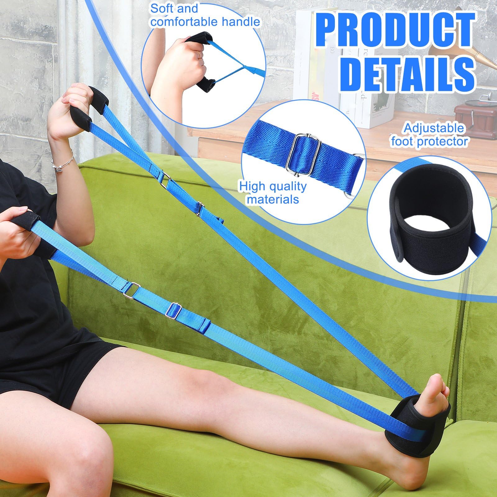 75'' Long Knee Replacement Recovery Aids After Surgery for Knee Recovery — Amazon image 3