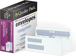 Quality Park 8 5/8 double-window security envelopes