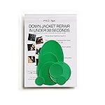 Self-Adhesive Waterproof Repair Patch Kit - 30-Second Fix for Down Jackets, Tents, Sleeping Bags, Backpacks, Outdoor and Camping Gear - Pre-Cut Nylon Ripstop Patches, Multiple Colors - Mid Green