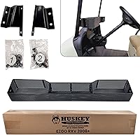 Vista 9 de Cesta de almacenamiento frontal para carrito de golf Huskey, compatible con EZGO TXT/RXV, Club Car DS (2000.5+) Precedent/Tempo/Onward, Yamaha G29