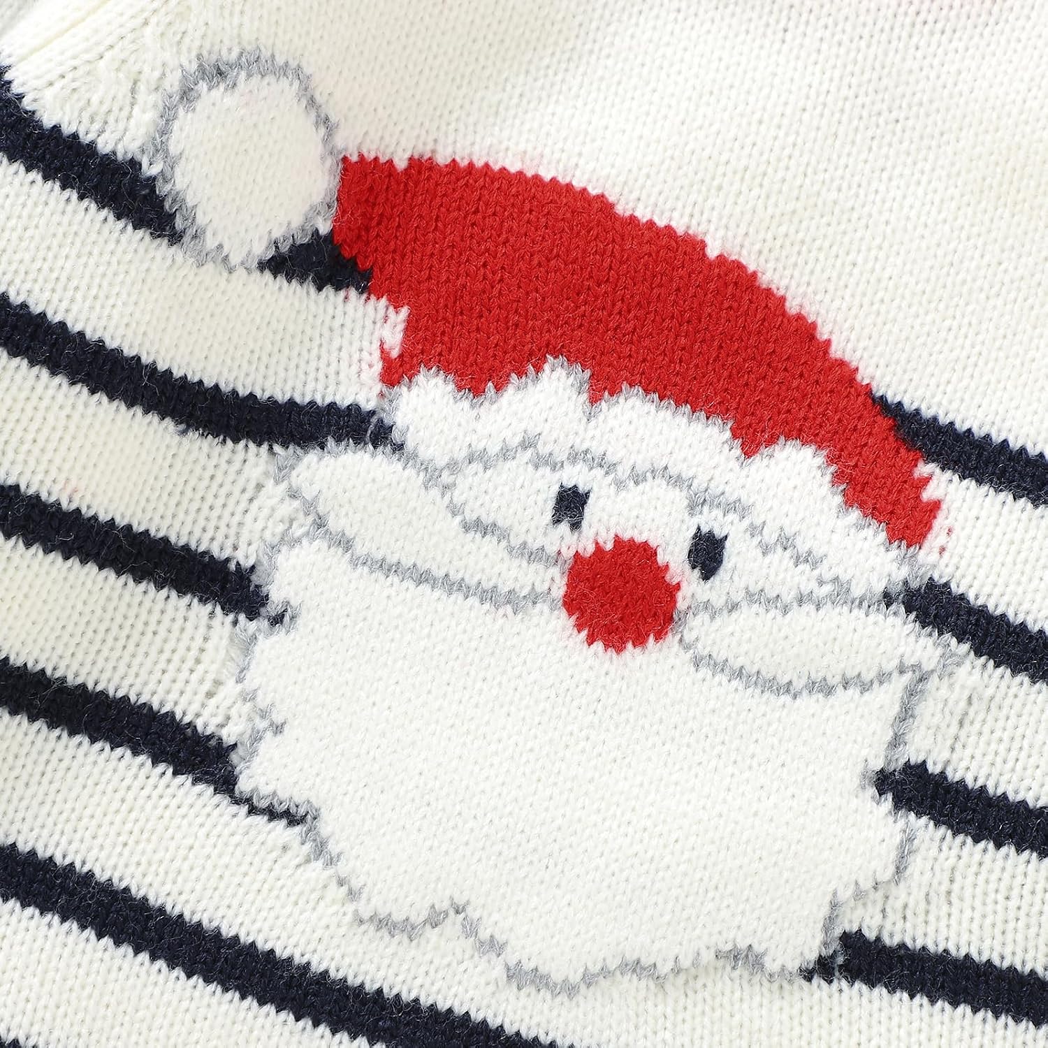 Newborn Kids Girls Boys Christmas Knitted Sweater Long Sleeve Sweatshirt Warm Crewneck Tops Autumn Winter Clothes