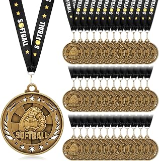 Liliaafar 12/36/72 Pack Gold Medals 2" Trophies