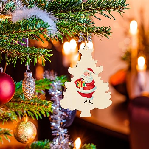 Miniatura 448 de Trébol de madera de gran tamaño de 7 pulgadas, adornos para el día de San Patricio para pintar, tréboles de madera en blanco en blanco, sin