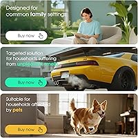 Vista 6 de Filtro de reemplazo Core 300 Compatible con Levoit Core 300 Core 300-RF-TX (Verde), Filtro 3-en-1