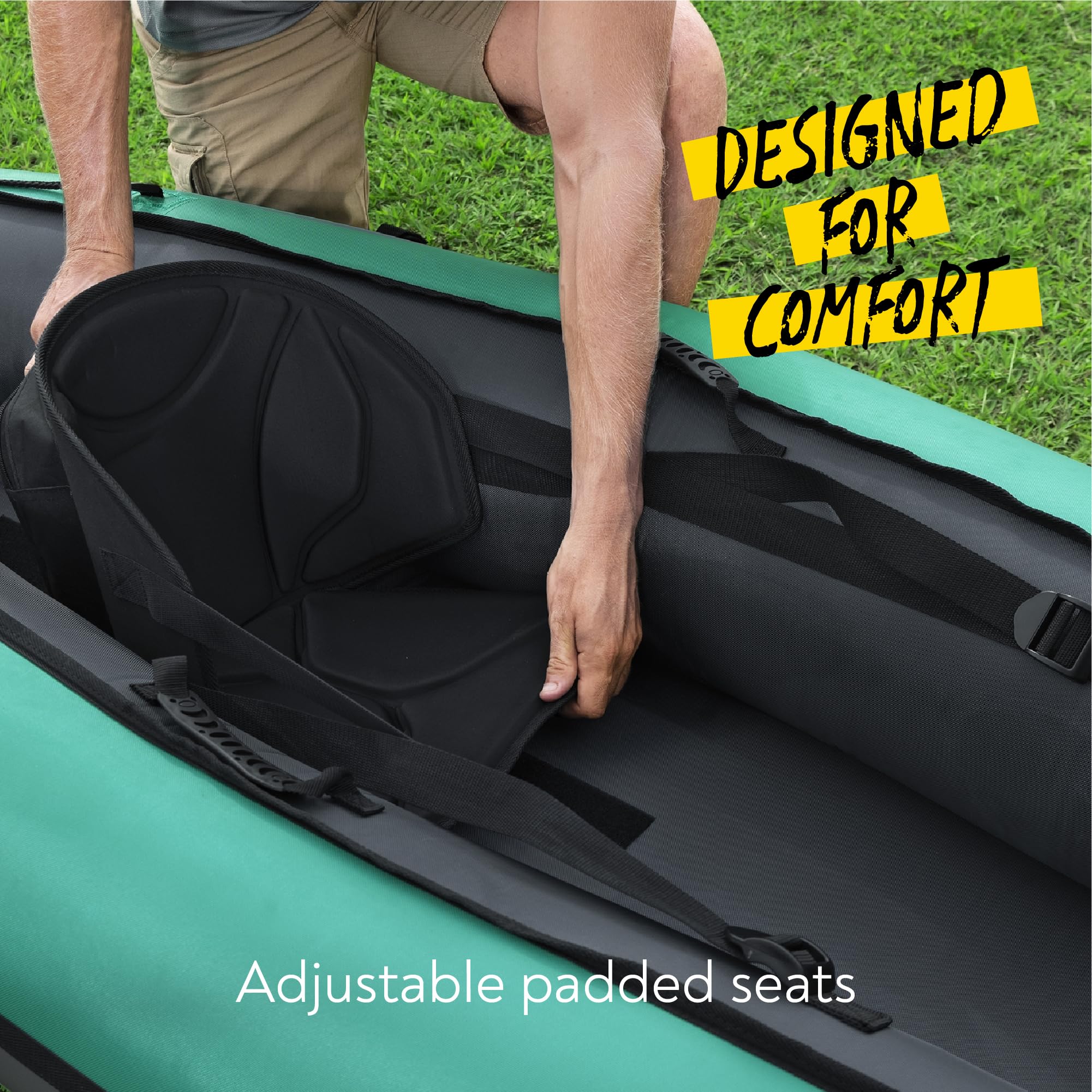 Bestway 65118-7 Kayak gonfiabile Ventura da 280x86 cm, 1 persona