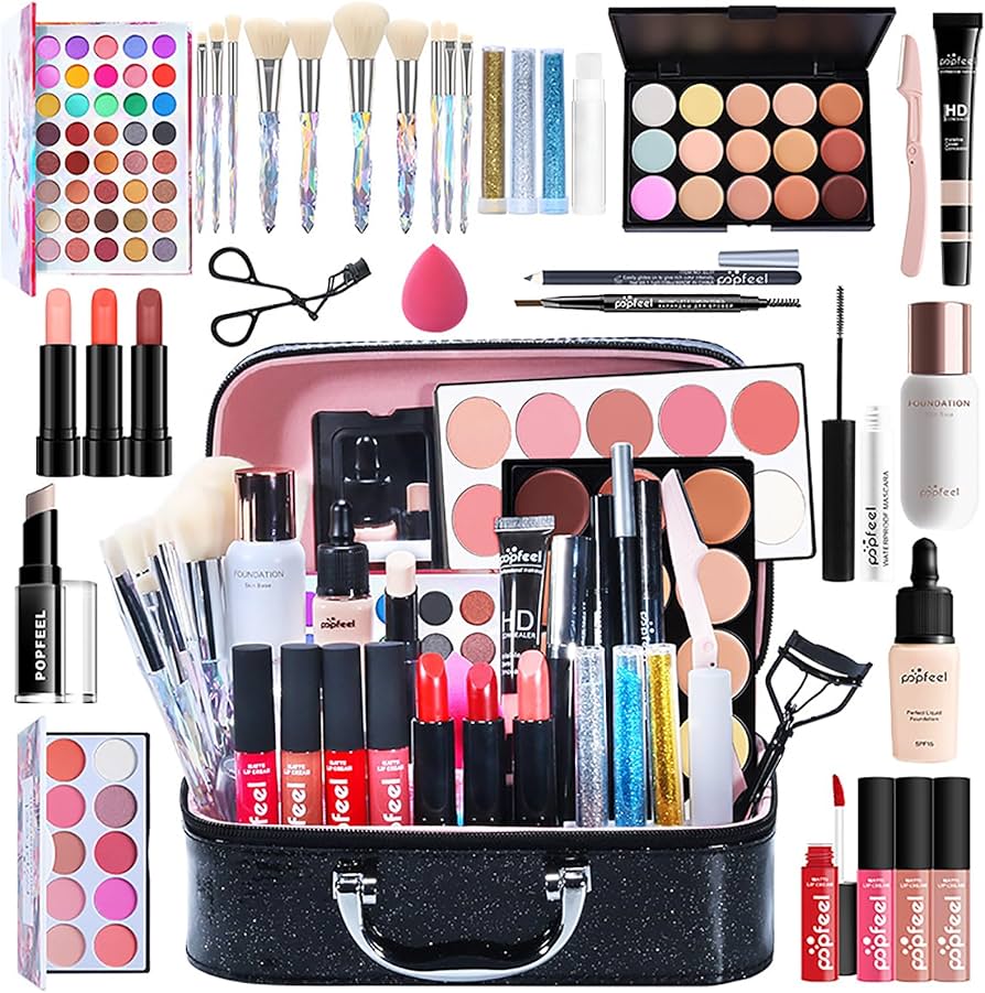 Amazon | POPFEEL プロフェッショナル メイクアップセット 化粧品35点