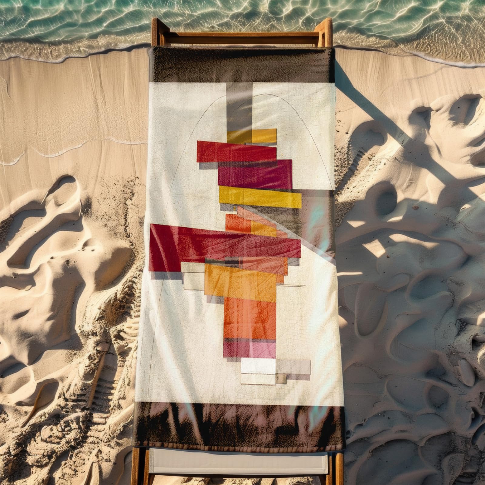 Beach Towel 80x160 Grey Yellow Geometry Microfibre Quick Dry Towel for girls,Pool Swimming Travel Towels,Sand-Resistant, Absorbent, Lightweight