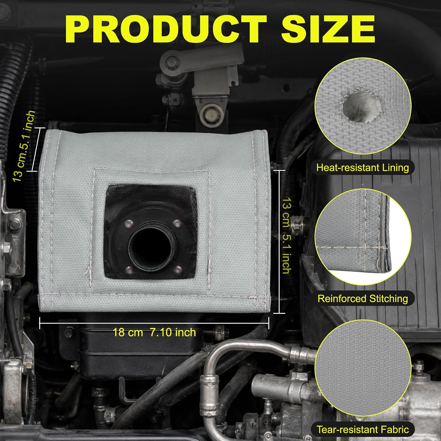Muffler Blanket Cover Fits for Chinese Mini Excavator Skid Steer image 5