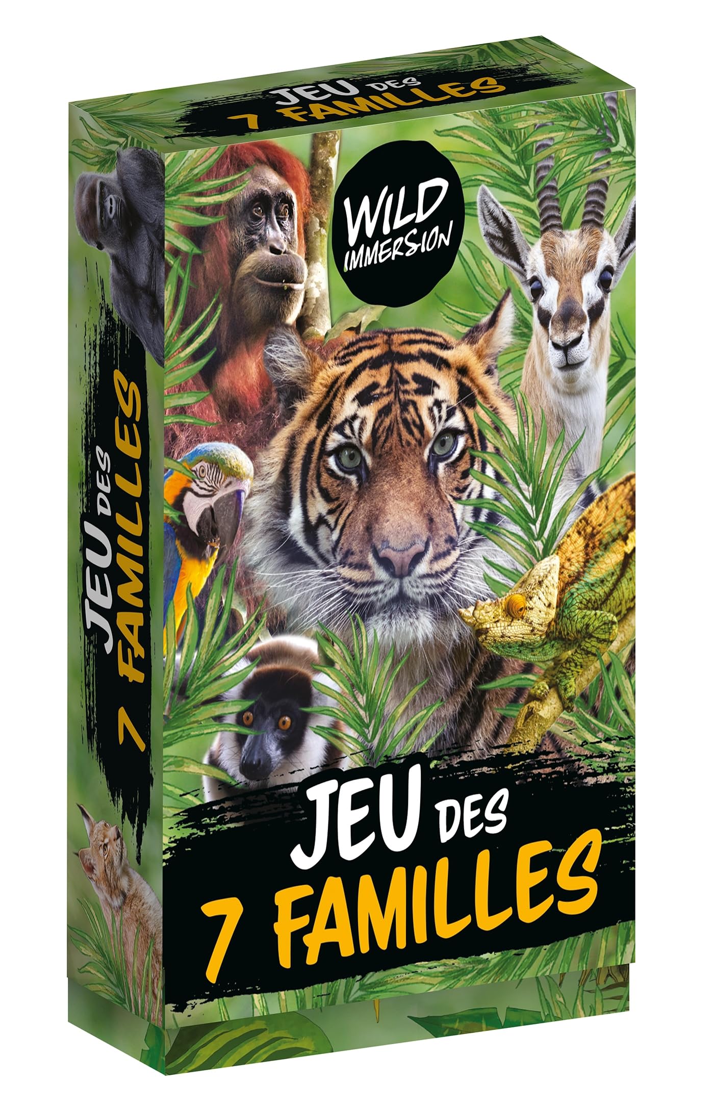 Wild Immersion - Boîte de cartes - Jeu des 7 familles: Boite de cartes