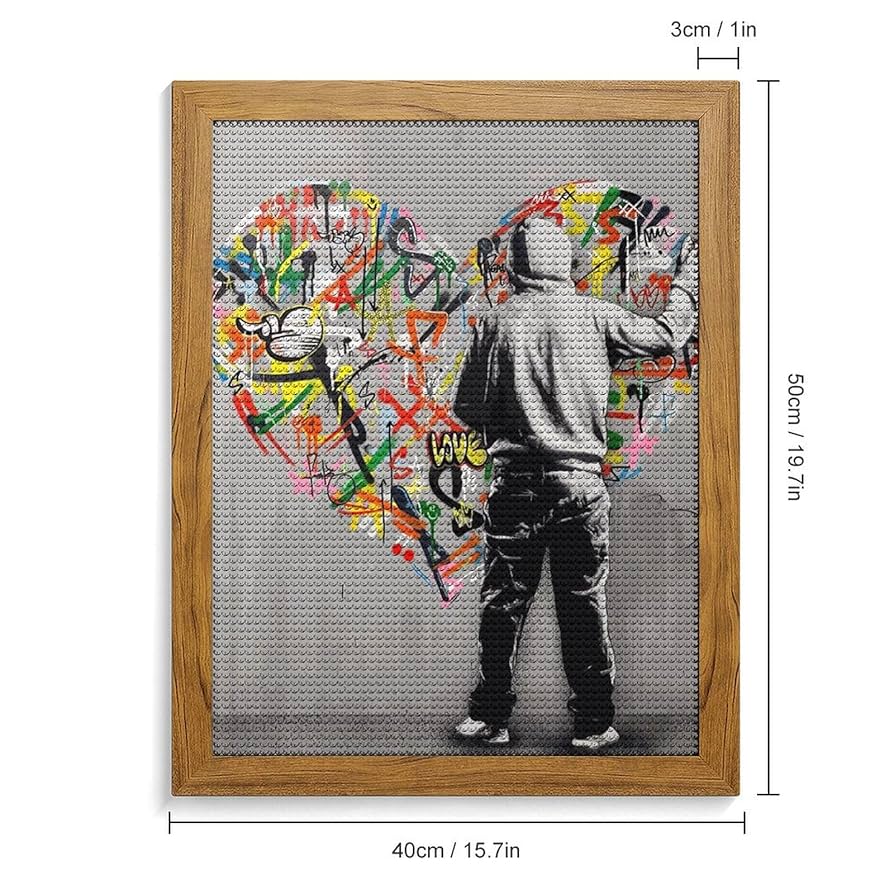 Amazon.co.jp: ダイヤモンドアート Banksy バンクシー 5D ビーズ