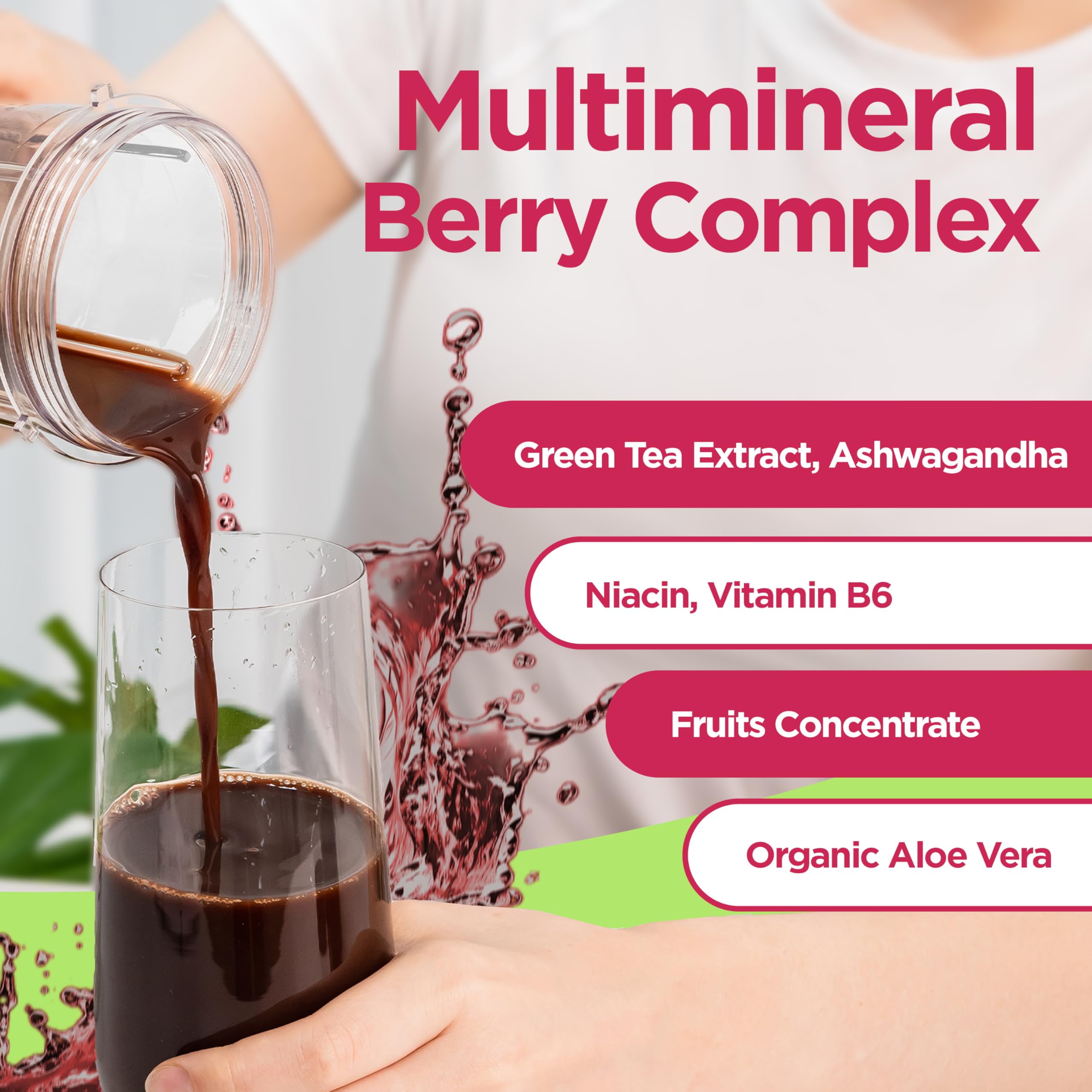 Xperia Concentrate Liquid Energy Concentrate, Herbal Multivitamin & Mineral Drink Concentrate with Ashwagandha, Liquid Energy Morning Boost, Energy Syrup with Agave & Stevia, 30 fl oz (30-Day Supply) — Amazon image 3