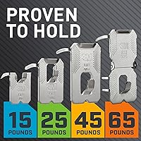 Vista 9 de 3M Claw Percha para cuadros de yeso, plateado