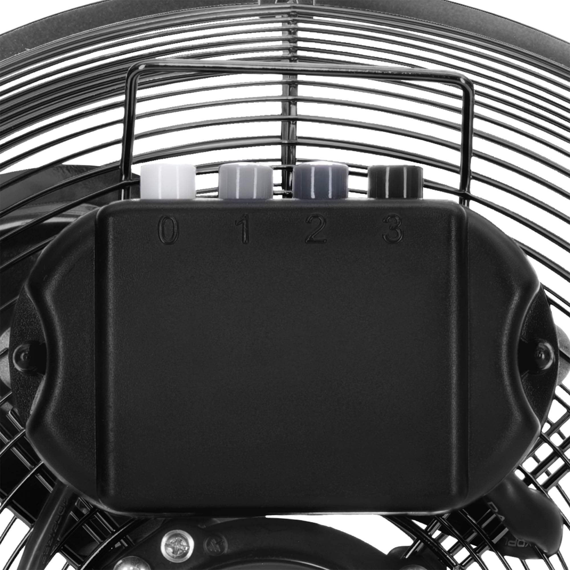 TROTEC Ventilateur de sol TVM 10 – 37 W, Ø 25 cm, 3 niveaux, design métallique, fonction d’inclinaison, compact et puissant, refroidisseur d’air silencieux pour la maison et le bureau