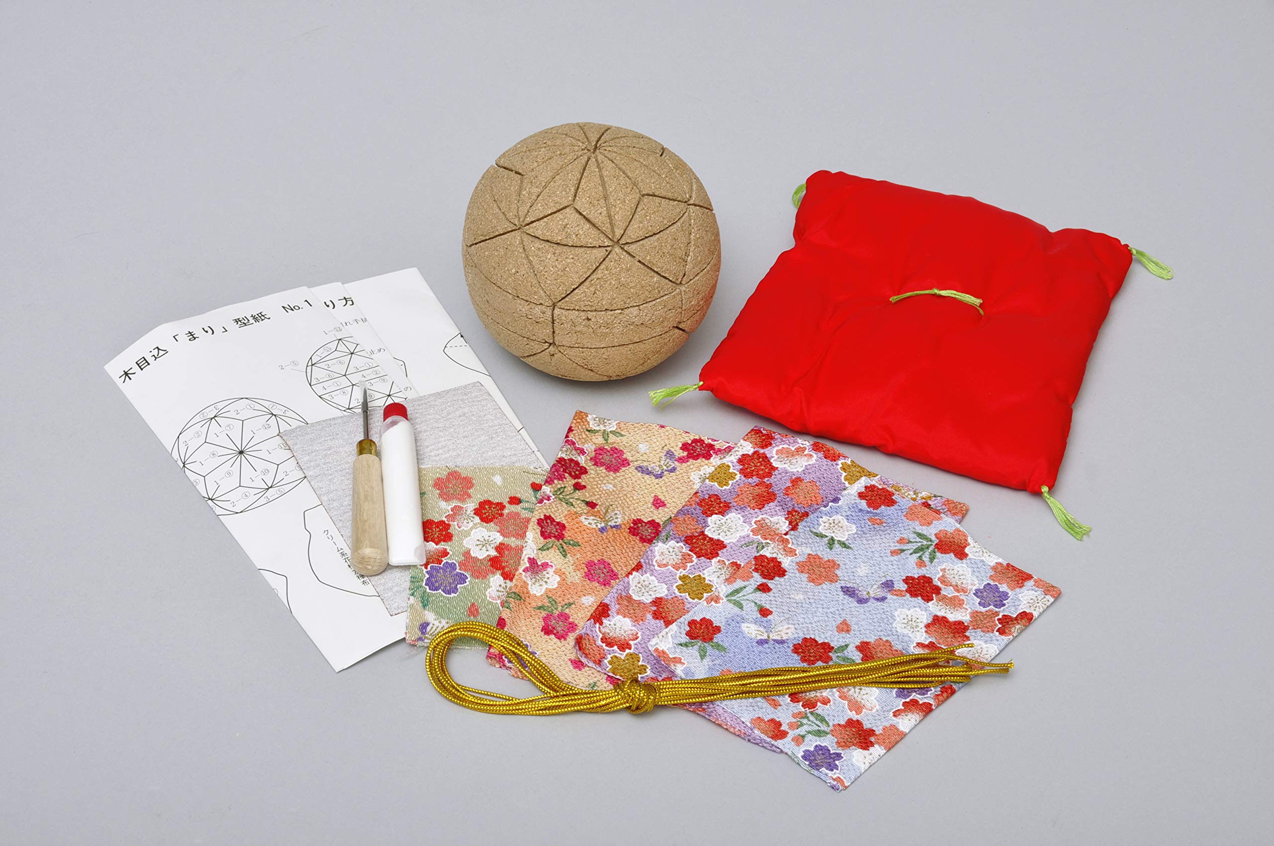 Amazon.co.jp: 酒井産業 木目込人形(まり) 手作り 国産 飾る