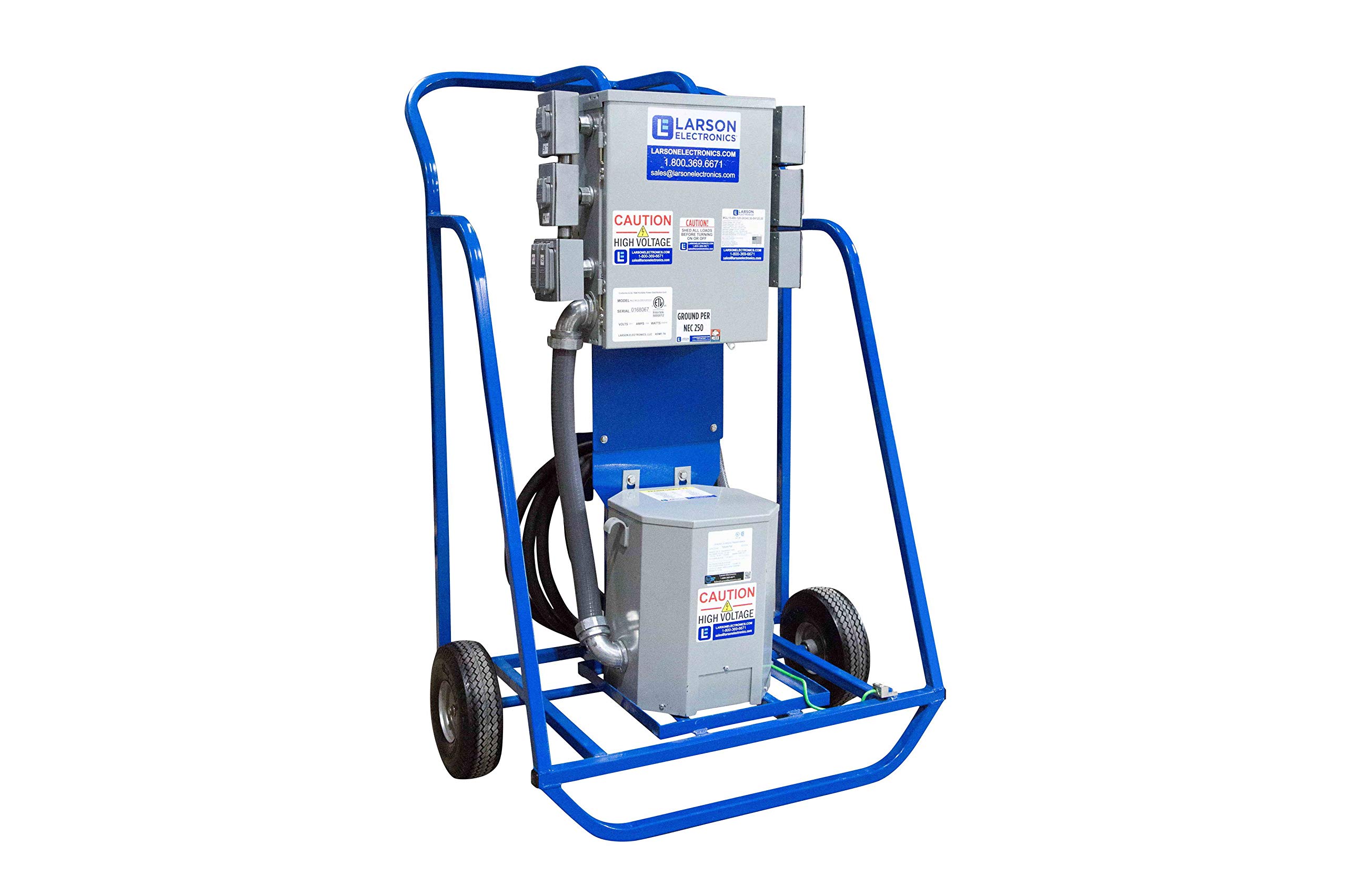 15KVA Temporary Power Distribution - 480 Volt - (2) 240V 30A & (8) 120v GFCI Outlets