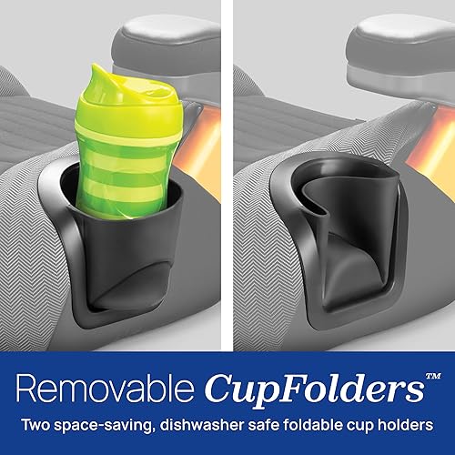 Miniatura 8 de Chicco GoFit ClearTex Plus - Asiento elevador sin espalda, accesorio de pestillo, extracción de pestillo de liberación rápida, asiento elevador