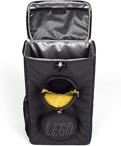 Miniatura 4 de LEGO Mochila enfriadora de ladrillo, bolsa térmica suave aislada, mochila enfriadora ligera y a prueba de fugas, para viajes, camping, 18 litros,