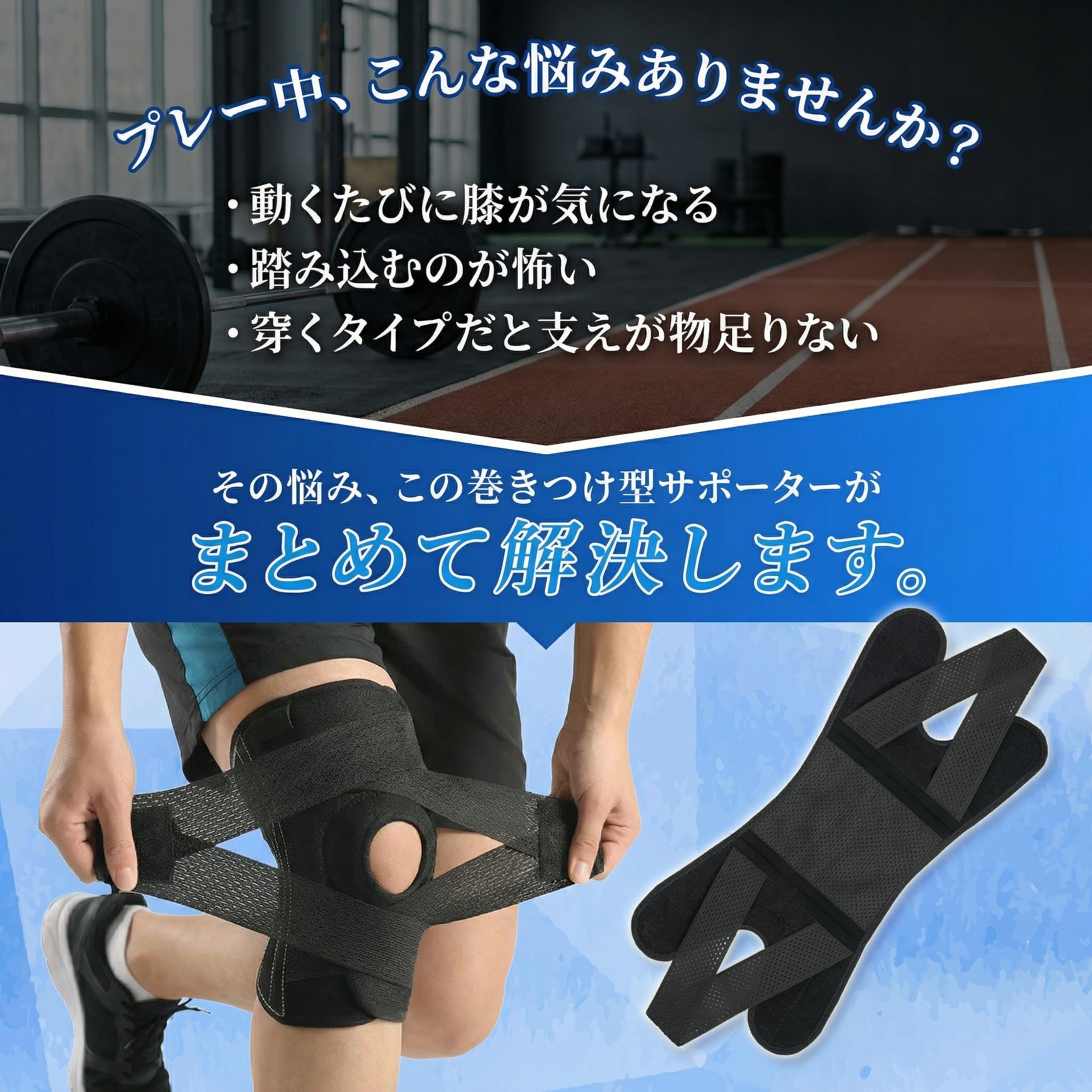 Amazon.co.jp: 【サイズ交換保証付き】LESIR 膝サポーター【日常用 