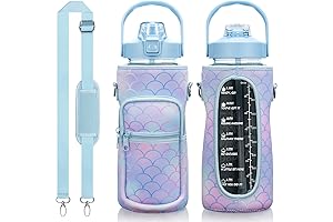 Fimibuke Half Gallon Water Bottle with Sleeve