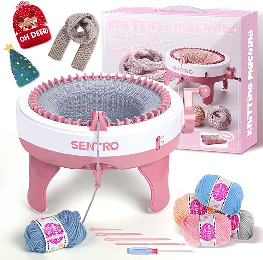 Knitting Machine, 40 Needles Smart Weaving Loom Knitting Round Loom, Knitting Board