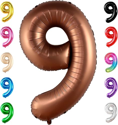 Miniatura 366 de KatchOn, Globo dorado gigante del número 8 de 40 pulgadas, globo dorado del número 8 para decoraciones de cumpleaños de 8 años para niñas