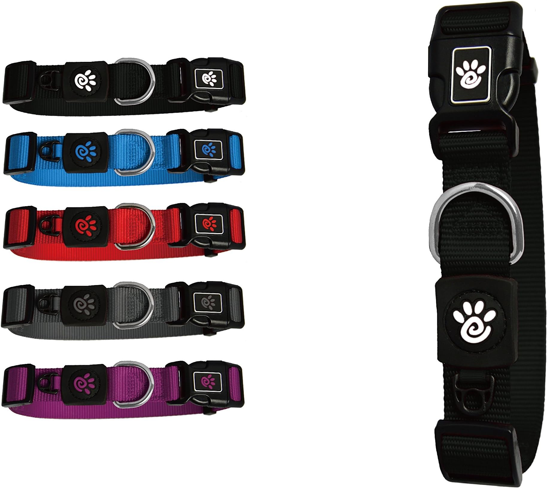 Doco DCSN002XL Signature Nylon Collar, X Large, Black