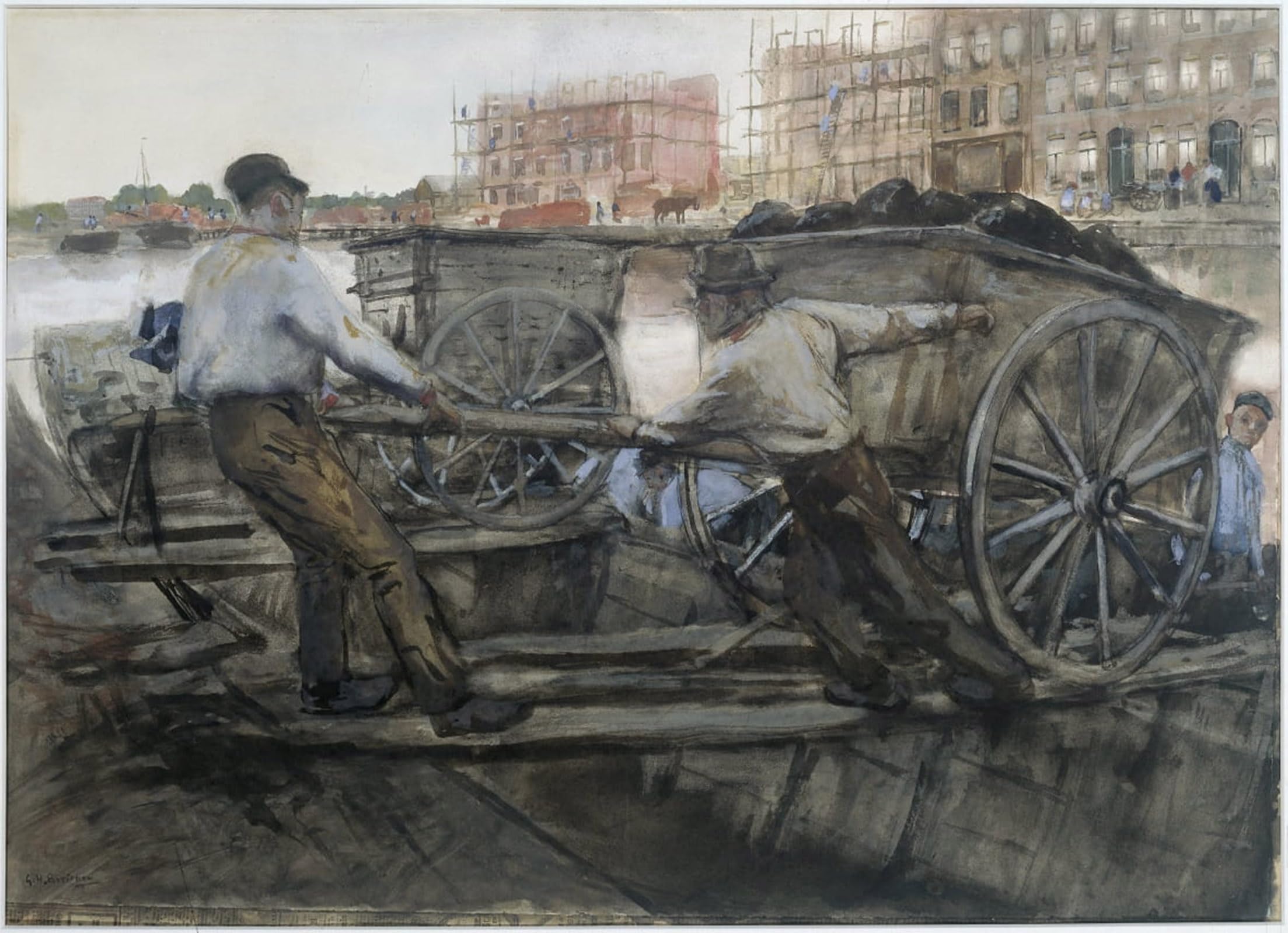 Murales de lienzo de Breitner para decorar salones modernos 5