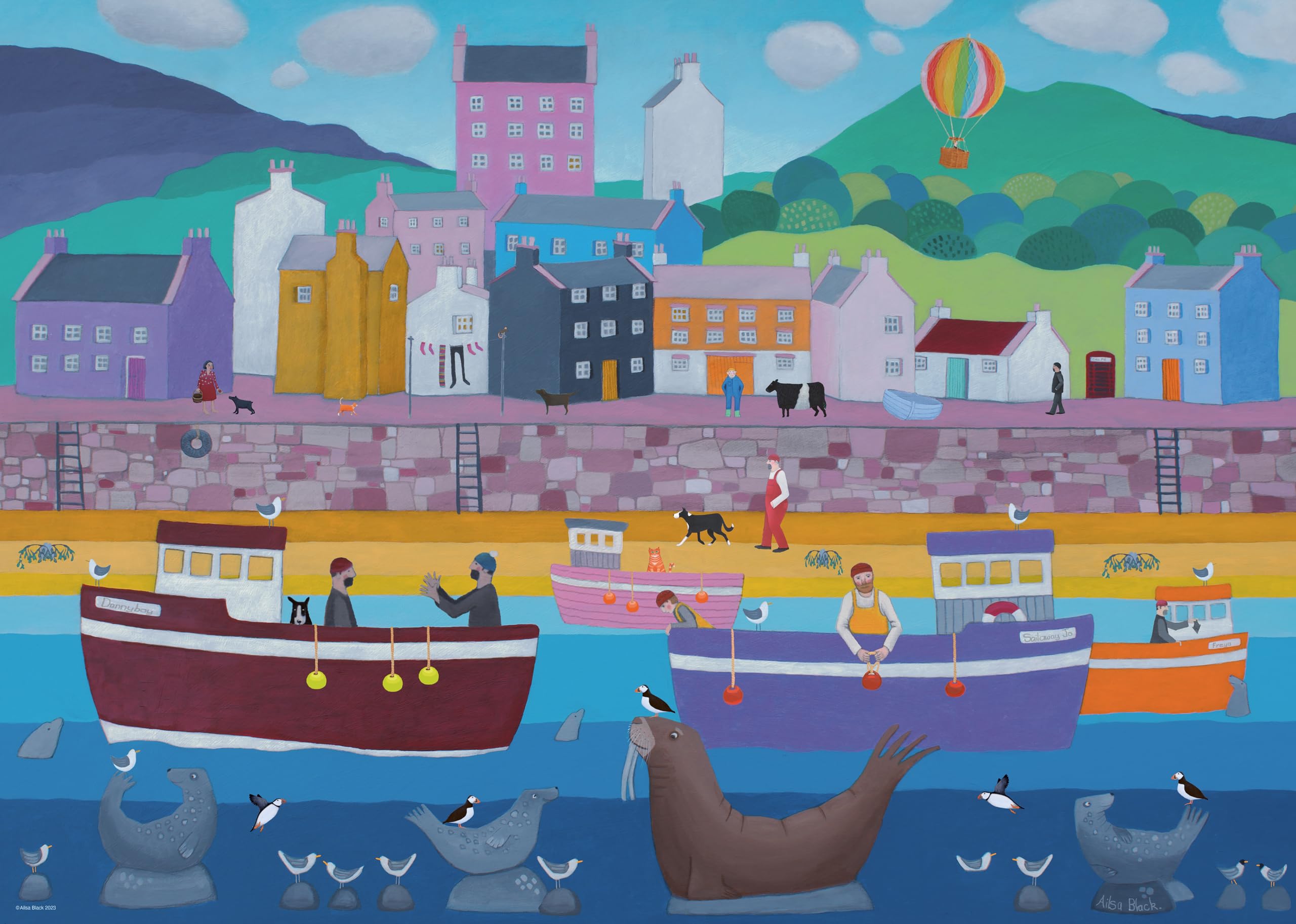 Ravensburger Harbour Life 1000 Piece Jigsaw Puzzles for Adults and Kids Age 12 Years Up