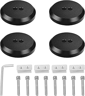 X AUTOHAUX 4 Pcs Aluminum Jack Pads Jack Pucks for Chevrolet Corvette C5 C6 C7 C8 Z06 ZR1 1997-2021 Jacking Lift Pad Jack Lift Point Pad Adapter Black