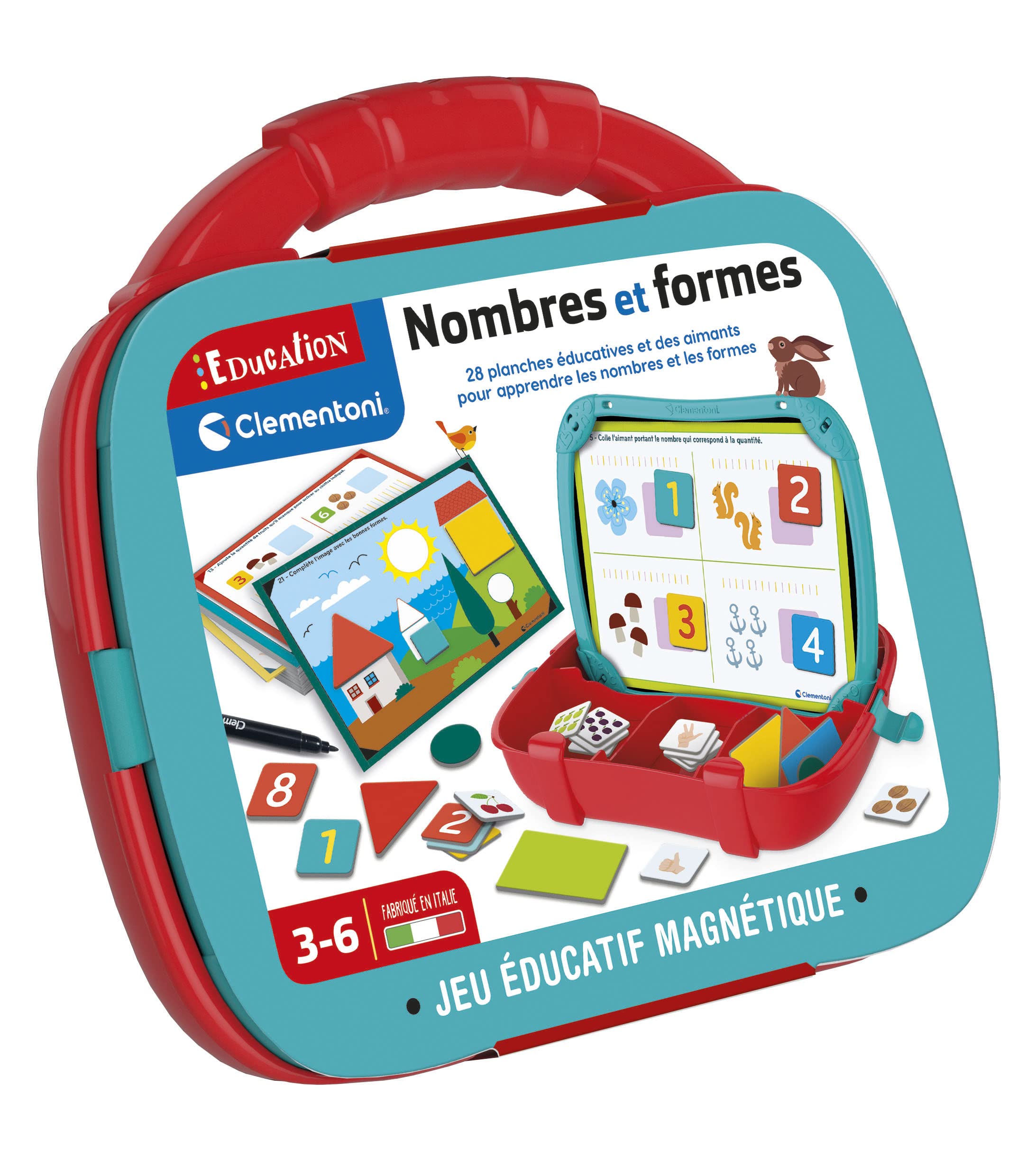 Clementoni Mallette Magnétique La Vie à La Maison – Jeu Éducatif 2 Ans – Apprendre La Logique Et Le Vocabulaire En Jouant