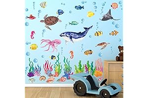 Immersive Ocean Classroom Wall Decor: Vibrant Undersea World for Learning and Imagination