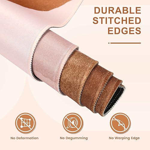 Miniatura 5 de HAOCOO Alfombrilla de escritorio para escritorio, alfombrilla de escritorio para computadora, alfombrilla de mouse grande para escritorio,