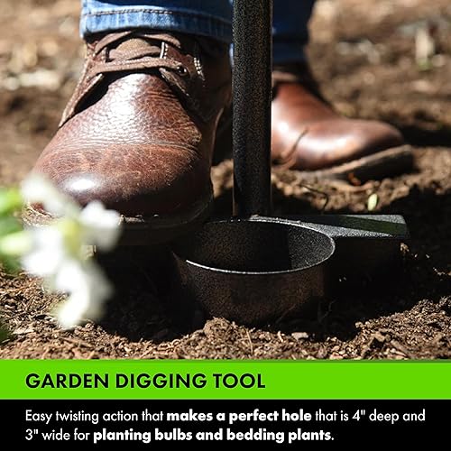 Vista 2 de Yard Butler BPL-6, plantadora de bulbos con mango largo, N/A