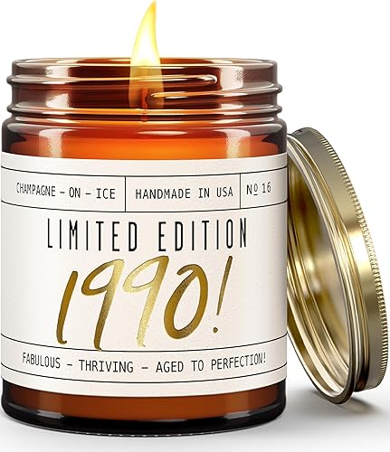 Miniatura 45 de Regalos de cumpleaños número 17 para niñas, vela de soja 'Limited Edition 2009', con bayas brillantes y frutas, regalos de cumpleaños de 17