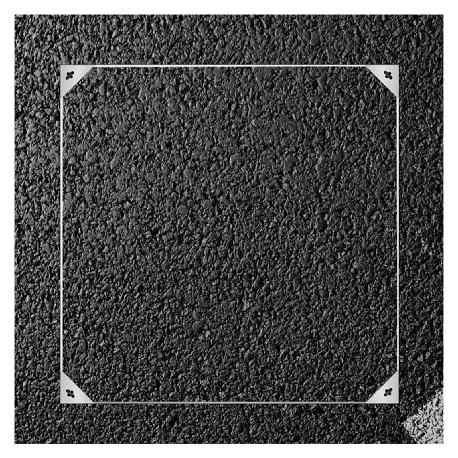 Tapa de alcantarilla de acero inoxidable 70x70 cm para fosa séptica y entradas de vehículos