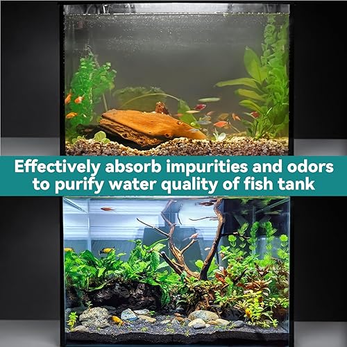 Miniatura 3 de Sukh Pellets de carbón activado de 10.93 oz, carbón activado a granel de carbón activado para acuario, pellets de carbón activado, filtro de carbón