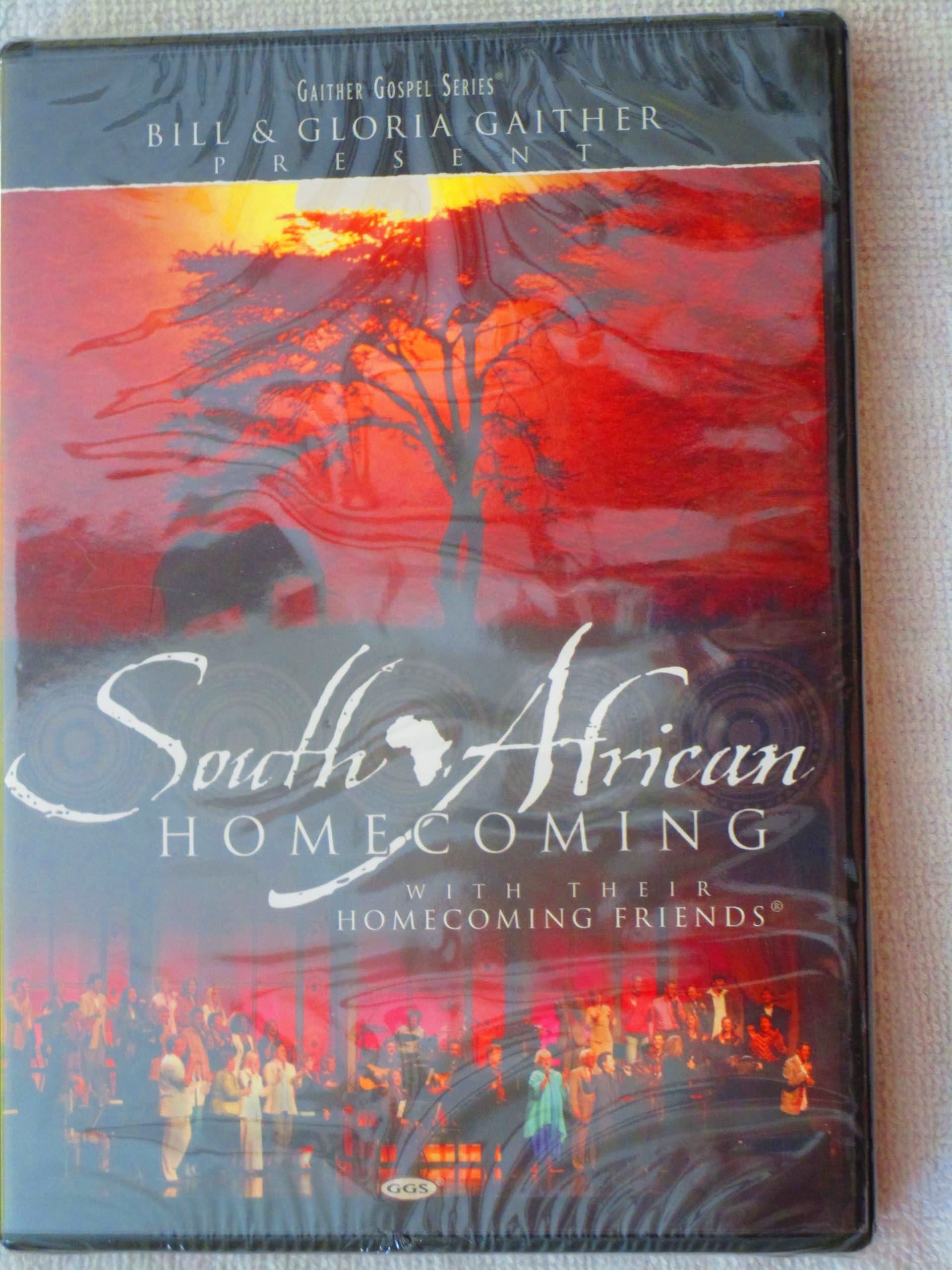 Gaither: South African Homecoming, concierto de Bill & Gloria en formato DVD importado