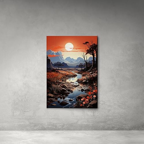 Red Mesa, Archival Print of Landscape Prints of Red Mountain in Mesa, Arizona, Wall Art, Art Decor