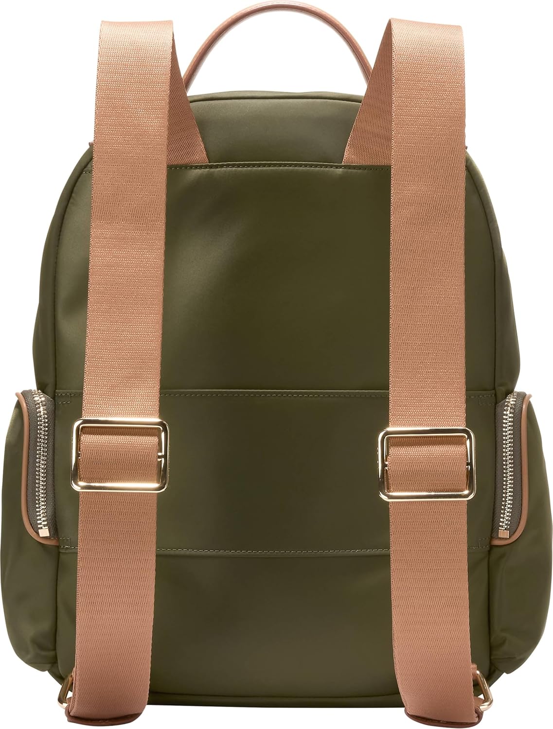 Cole Haan Women's Delancey Nylon Backpack, Olive Night/Godlen Honey - Image 3