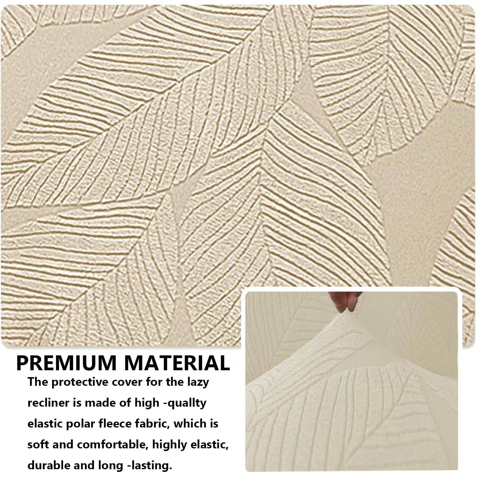 Funda para Mecedora de Exterior con Respaldo Alto Funda Sólida para Cojín de Tumbona para Muebles de Exterior Patio y Silla Funda Cubre Sillón