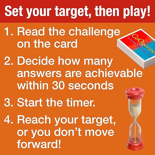 Miniatura 4 de Cooperar, juegos de mesa para familias y adolescentes, juego de mesa de conversación rápida para adultos adecuado a partir de 12 años