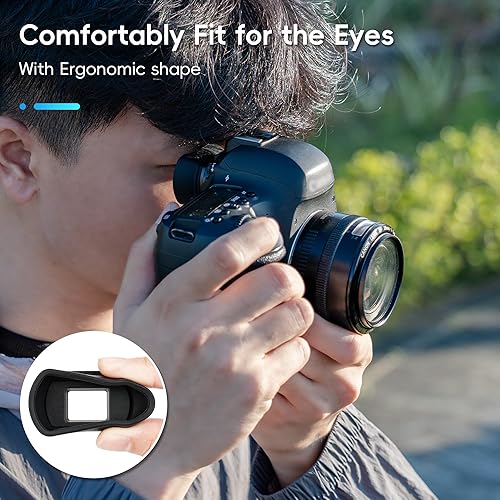 Miniatura 4 de Visor ocular suave para cámara Canon EOS 6DM2 5DM2 6D 5D Mark II 90D 80D 77D 70D 60D 50D 4000D 2000D Rebel T100 T8i T7i T7 T6s T6i T6 T6 T5i T5i T4i